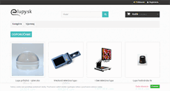 Desktop Screenshot of elupy.sk